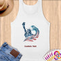 Physical Item S / White Statue of Liberty Surfer ~ Limited Edition 2024 "USA Excellence" ~ Customizable Supersoft Tank Top