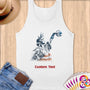 Physical Item S / White Statue Swish ~Limited Edition 2024 "USA Excellence" ~ Customizable Supersoft Tank Top