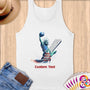 Physical Item S / White Statue Volley Spikes ~Limited Edition 2024 "USA Excellence" ~ Customizable Supersoft Tank Top