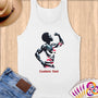 Physical Item S / White Strength and Power~Limited Edition 2024 "USA Excellence" ~ Customizable Supersoft Tank Top