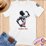 Physical Item S / White Strength and Power~Limited Edition 2024 "USA Excellence" ~ Personalized Softstyle T-Shirt