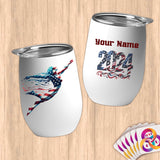 Physical Item 12 oz / White Stripes Artistic Swim ~ Limited Edition 2024 