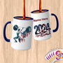 Physical Item 15oz / Blue Strong American Powerlifter ~Limited Edition 2024 "USA Excellence" ~ Customized Large 15oz Mug
