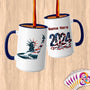 Physical Item 15oz / Blue Surfing Dreams ~ Limited Edition 2024 "USA Excellence" ~ Customized Large 15oz Mug