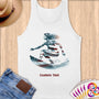 Physical Item S / White Surfing Hero ~ Limited Edition 2024 "USA Excellence" ~ Customizable Supersoft Tank Top