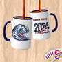 Physical Item 15oz / Blue Surfing Liberty ~ Limited Edition 2024 "USA Excellence" ~ Customized Large 15oz Mug