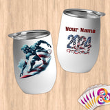 Physical Item 12 oz / White Surfing Patriot ~ Limited Edition 2024 
