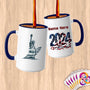 Physical Item 15oz / Blue Surfing Skies ~ Limited Edition 2024 "USA Excellence" ~ Customized Large 15oz Mug