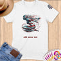 Physical Item S / White Swim Spirit ~ Limited Edition 2024 "USA Excellence" ~ Personalized Softstyle T-Shirt