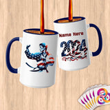 Physical Item 15oz / Blue Taekwondo Patriotic ~ Limited Edition 2024 