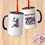 Physical Item 15oz / Blue Tennis Liberty Serve ~ Limited Edition 2024 "USA Excellence" ~ Customized Large 15oz Mug