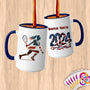 Physical Item 15oz / Blue Tennis Speed ~ Limited Edition 2024 "USA Excellence" ~ Customized Large 15oz Mug