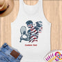 Physical Item S / White Tennis Spirit~Limited Edition 2024 "USA Excellence" ~ Customizable Supersoft Tank Top