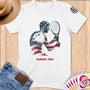 Physical Item S / White Tennis Stars~Limited Edition 2024 "USA Excellence" ~ Personalized Softstyle T-Shirt
