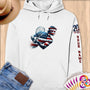 Physical Item S / White Tennis Strength ~ Limited Edition 2024 "USA Excellence" ~ Personalized Premium Hoodie