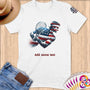 Physical Item S / White Tennis Strength ~ Limited Edition 2024 "USA Excellence" ~ Personalized Softstyle T-Shirt