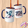 Physical Item 15oz / Blue Tennis Wings~Limited Edition 2024 "USA Excellence" ~ Customized Large 15oz Mug