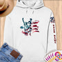 Physical Item S / White Triathalon Strength~Limited Edition 2024 "USA Excellence" ~ Personalized Premium Hoodie