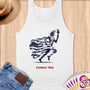 Physical Item S / White Triathlete Freedom~Limited Edition 2024 "USA Excellence" ~ Customizable Supersoft Tank Top
