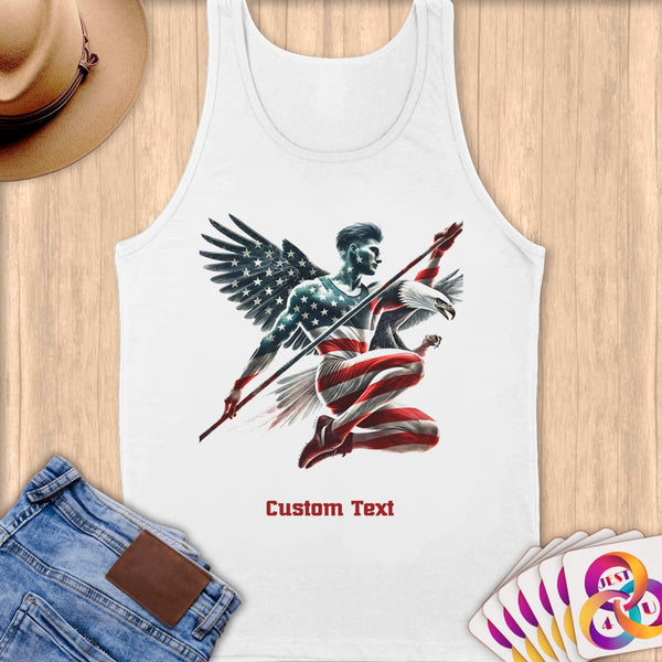 Physical Item S / White Vault Determination~Limited Edition 2024 "USA Excellence" ~ Customizable Supersoft Tank Top