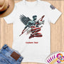 Physical Item S / White Vault Determination~Limited Edition 2024 "USA Excellence" ~ Personalized Softstyle T-Shirt