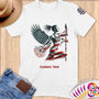 Physical Item S / White Vaulted Wings~Limited Edition 2024 "USA Excellence" ~ Personalized Softstyle T-Shirt