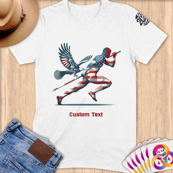 Physical Item S / White Vaultring Wings~Limited Edition 2024 "USA Excellence" ~ Personalized Softstyle T-Shirt