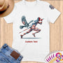 Physical Item S / White Vaultring Wings~Limited Edition 2024 "USA Excellence" ~ Personalized Softstyle T-Shirt