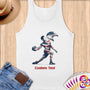 Physical Item S / White Volley Eagle ~Limited Edition 2024 "USA Excellence" ~ Customizable Supersoft Tank Top