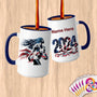 Physical Item 15oz / Blue Volley Eagle Wings ~Limited Edition 2024 "USA Excellence" ~ Customized Large 15oz Mug