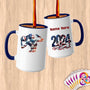 Physical Item 15oz / Blue Volleyball Eagle USA~Limited Edition 2024 "USA Excellence" ~ Customized Large 15oz Mug
