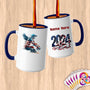 Physical Item 15oz / Blue Volleyball Wingman~Limited Edition 2024 "USA Excellence" ~ Customized Large 15oz Mug