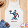 Physical Item S / White Water Polo Champ ~ Limited Edition 2024 "USA Excellence" ~ Customizable Supersoft Tank Top