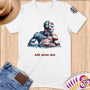 Physical Item S / White Water Polo Dreams ~ Limited Edition 2024 "USA Excellence" ~ Personalized Softstyle T-Shirt