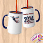 Physical Item 15oz / Blue Water Polo Flight ~ Limited Edition 2024 "USA Excellence" ~ Customized Large 15oz Mug