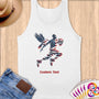 Physical Item S / White Winged Dunker~Limited Edition 2024 "USA Excellence" ~ Customizable Supersoft Tank Top