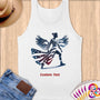 Physical Item S / White Winged Wrestler~Limited Edition 2024 "USA Excellence" ~ Customizable Supersoft Tank Top