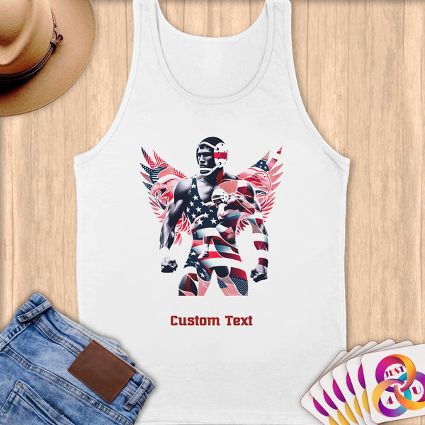 Physical Item S / White Wrestling eagle~Limited Edition 2024 "USA Excellence" ~ Customizable Supersoft Tank Top