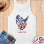 Physical Item S / White Wrestling Goddess~Limited Edition 2024 "USA Excellence" ~ Customizable Supersoft Tank Top