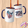 Physical Item 15oz / Blue Wrestling Goddess~Limited Edition 2024 "USA Excellence" ~ Customized Large 15oz Mug